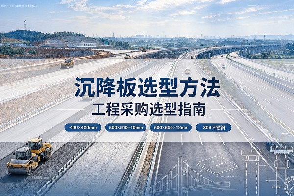 城阳沉降板选择方法
