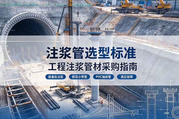 城阳注浆管选型标准
