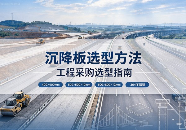城阳沉降板选择方法
